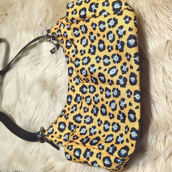 Lily Bloom shoulder bag purse yellow flower or animal print - Picture 7 of 8